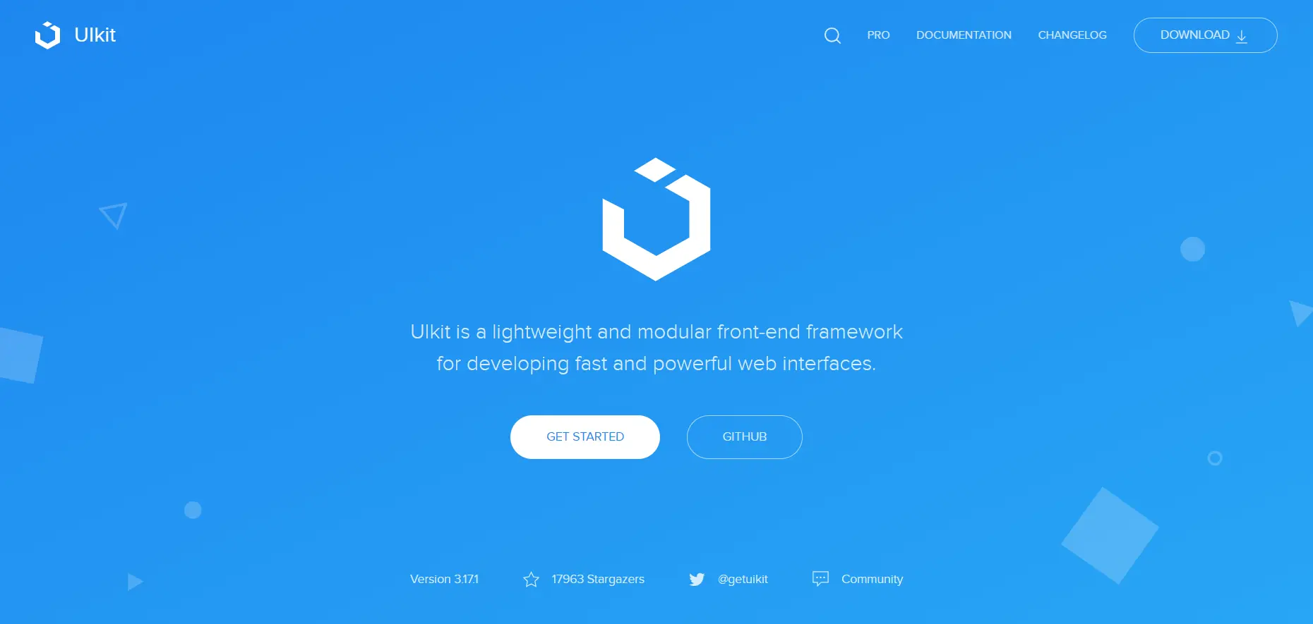 UIKit CSS framework